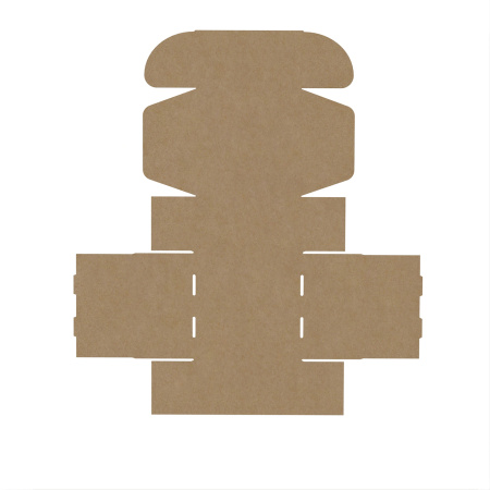 Короб самосборный с ушками 126*120*65 Белый Е